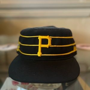 Pittsburgh Pirates New Era Striped Pillbox Fitted Hat